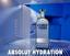 Absolut Vodka bottle stored in a refrigerator, highlighting its iconic branding and chilled environment